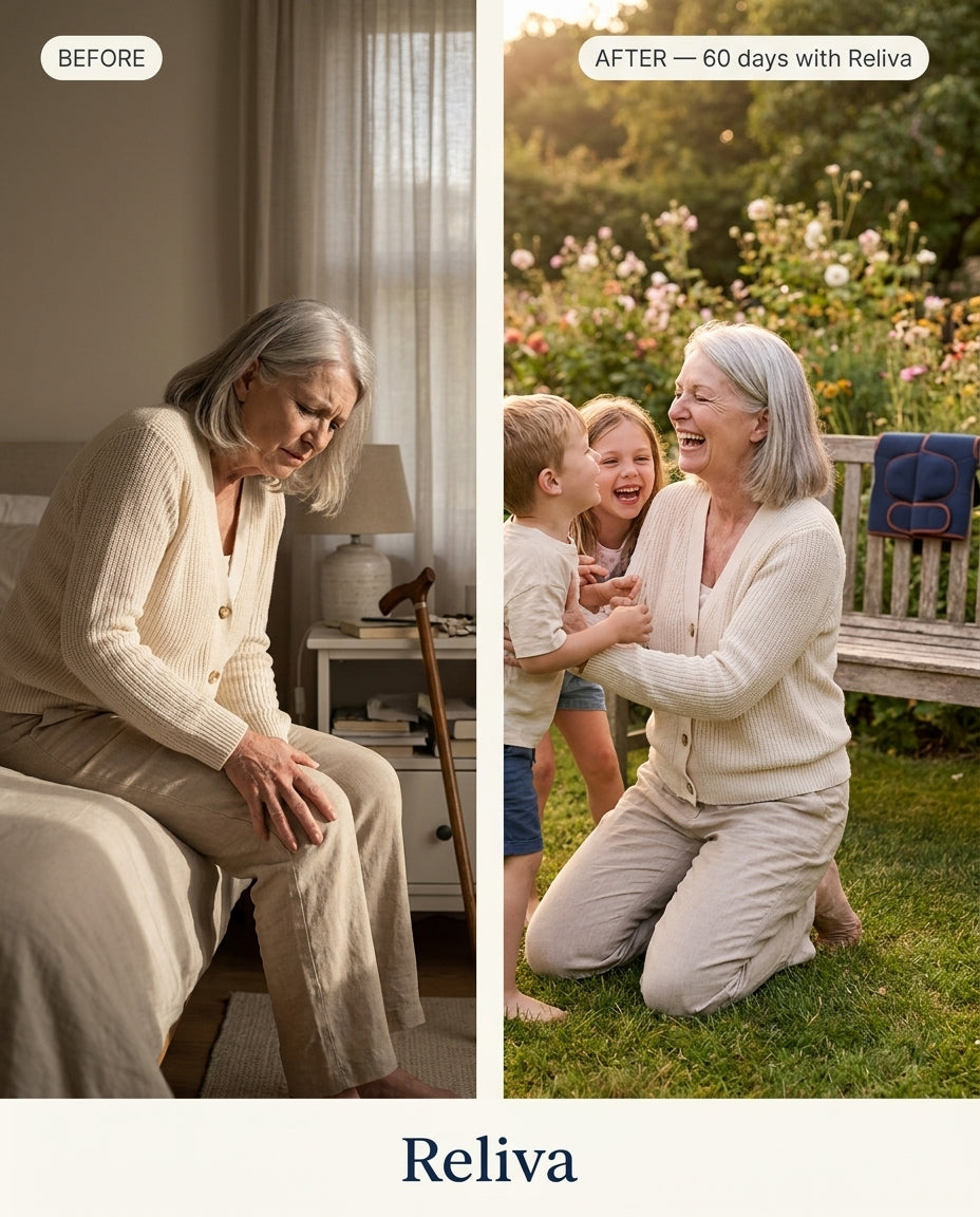 Ease knee pain, Accelerate recovery in 10 Minutes With The Cordless Heated Knee Massager